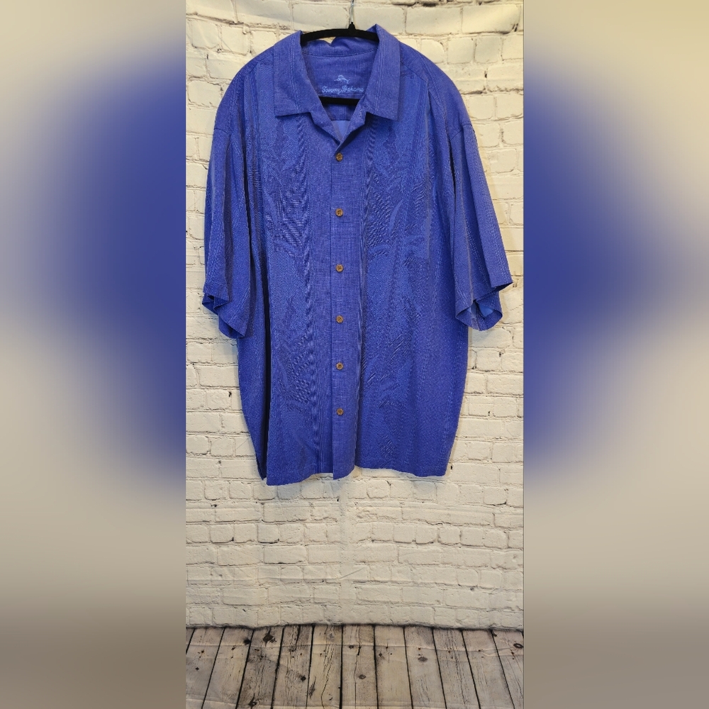 Tommy Bahama Royal Blue Casual Button Down Shirt